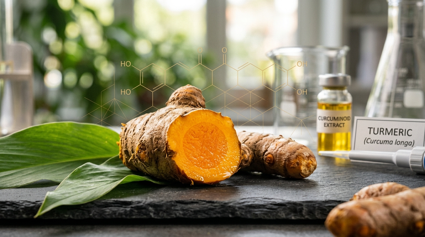 Botanical turmeric meeting laboratory science at MegaCurcumin